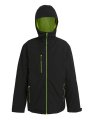 Heren Jas Waterproof Regatta TRA253 zwart-lime